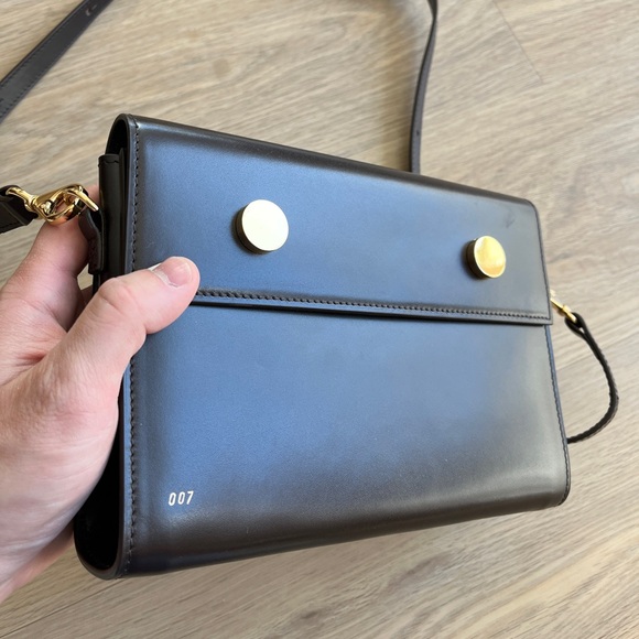 RSVP Paris Golden Eyes Bag in Smooth Black - Picture 3 of 6